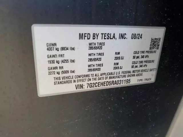 2024 Tesla Cybertruck