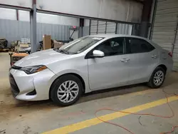 Toyota Corolla Vehiculos salvage en venta: 2018 Toyota Corolla L