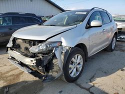 Salvage cars for sale at Pekin, IL auction: 2014 Nissan Murano S