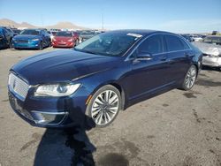 Vehiculos salvage en venta de Copart North Las Vegas, NV: 2017 Lincoln MKZ Hybrid Reserve