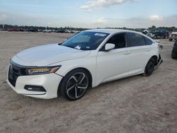 Salvage cars for sale at Houston, TX auction: 2019 Honda Accord Sport