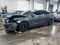 Salvage cars for sale at Ham Lake, MN auction: 2015 Ford Fusion SE