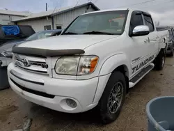 Salvage cars for sale from Copart Pekin, IL: 2005 Toyota Tundra Double Cab Limited