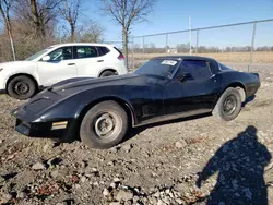 Salvage cars for sale from Copart Cicero, IN: 1980 Chevrolet Corvette