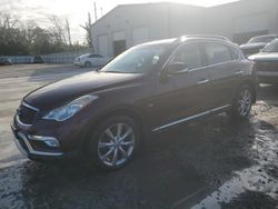 Salvage cars for sale at Savannah, GA auction: 2016 Infiniti QX50