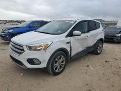 Salvage cars for sale at San Antonio, TX auction: 2017 Ford Escape SE