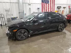 Salvage cars for sale at Mcfarland, WI auction: 2017 Honda Civic EX