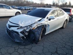 Salvage cars for sale at New Britain, CT auction: 2018 Toyota Camry L