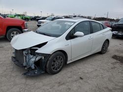 Salvage cars for sale at Indianapolis, IN auction: 2016 Toyota Prius