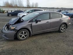 Honda salvage cars for sale: 2015 Honda Civic SE