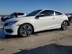 Salvage cars for sale from Copart Grand Prairie, TX: 2018 Honda Civic EXL