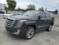 Cadillac Escalade salvage cars for sale: 2017 Cadillac Escalade Premium Luxury