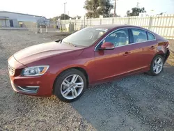 Salvage cars for sale at San Diego, CA auction: 2014 Volvo S60 T5