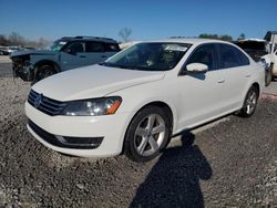 Salvage cars for sale at Hueytown, AL auction: 2013 Volkswagen Passat SE