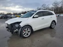 Salvage cars for sale at Ellwood City, PA auction: 2016 KIA Sorento SX