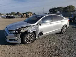 Salvage cars for sale at San Diego, CA auction: 2016 Ford Fusion S