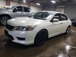 Salvage cars for sale at Elgin, IL auction: 2014 Honda Accord LX