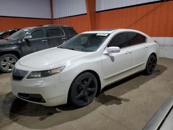 Acura salvage cars for sale: 2012 Acura TL