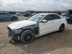 Salvage cars for sale at Houston, TX auction: 2021 Mercedes-Benz C300