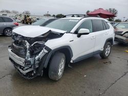 Salvage cars for sale at Sacramento, CA auction: 2021 Toyota Rav4 XLE