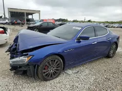 Salvage cars for sale at West Palm Beach, FL auction: 2018 Maserati Ghibli Luxury