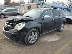 Salvage cars for sale at Wichita, KS auction: 2012 Chevrolet Equinox LTZ