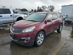 Chevrolet salvage cars for sale: 2016 Chevrolet Traverse LT