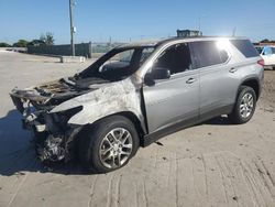 Salvage cars for sale at auction: 2020 Chevrolet Traverse LS