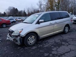 Salvage cars for sale at Portland, OR auction: 2007 Honda Odyssey EXL