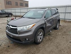 Toyota salvage cars for sale: 2015 Toyota Highlander XLE