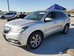 Acura mdx salvage cars for sale: 2015 Acura MDX Advance