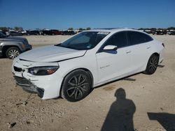 Salvage cars for sale at San Antonio, TX auction: 2016 Chevrolet Malibu LT