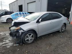 Salvage cars for sale at Jacksonville, FL auction: 2017 Toyota Corolla L