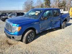 Salvage cars for sale at Concord, NC auction: 2011 Ford F150 Supercrew