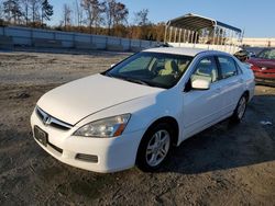 Honda salvage cars for sale: 2006 Honda Accord SE