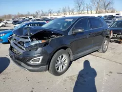 Salvage cars for sale at Bridgeton, MO auction: 2015 Ford Edge SEL