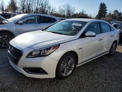 Vehiculos salvage en venta de Copart Portland, OR: 2017 Hyundai Sonata Hybrid