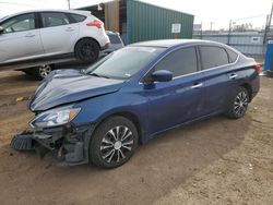 Salvage cars for sale at auction: 2017 Nissan Sentra S