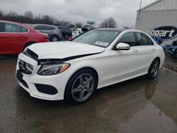 Mercedes-Benz salvage cars for sale: 2016 Mercedes-Benz C 300 4matic