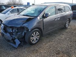 Salvage cars for sale from Copart Chicago Heights, IL: 2015 Honda Odyssey EXL