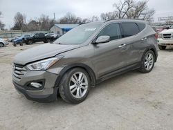 Salvage cars for sale at Wichita, KS auction: 2016 Hyundai Santa FE Sport