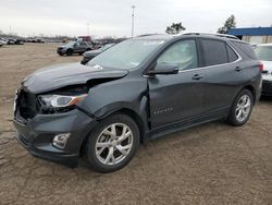 Salvage cars for sale from Copart Woodhaven, MI: 2019 Chevrolet Equinox LT