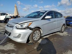 Salvage cars for sale at Grand Prairie, TX auction: 2017 Hyundai Accent SE