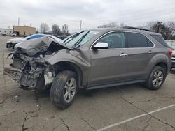 Salvage cars for sale at Moraine, OH auction: 2012 Chevrolet Equinox LT