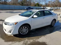 Salvage cars for sale at Savannah, GA auction: 2012 Toyota Camry Base