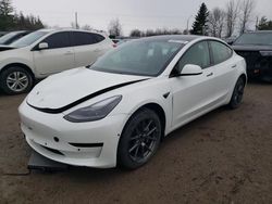 Salvage cars for sale at Bowmanville, ON auction: 2022 Tesla Model 3