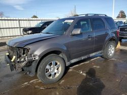 Salvage cars for sale at Littleton, CO auction: 2012 Ford Escape Limited