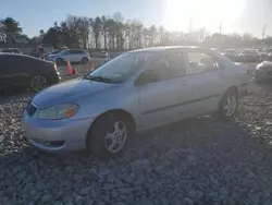 Toyota Corolla ce salvage cars for sale: 2005 Toyota Corolla CE