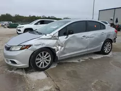 Salvage cars for sale at Apopka, FL auction: 2012 Honda Civic EX