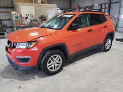 Salvage cars for sale at Rogersville, MO auction: 2017 Jeep Compass Sport